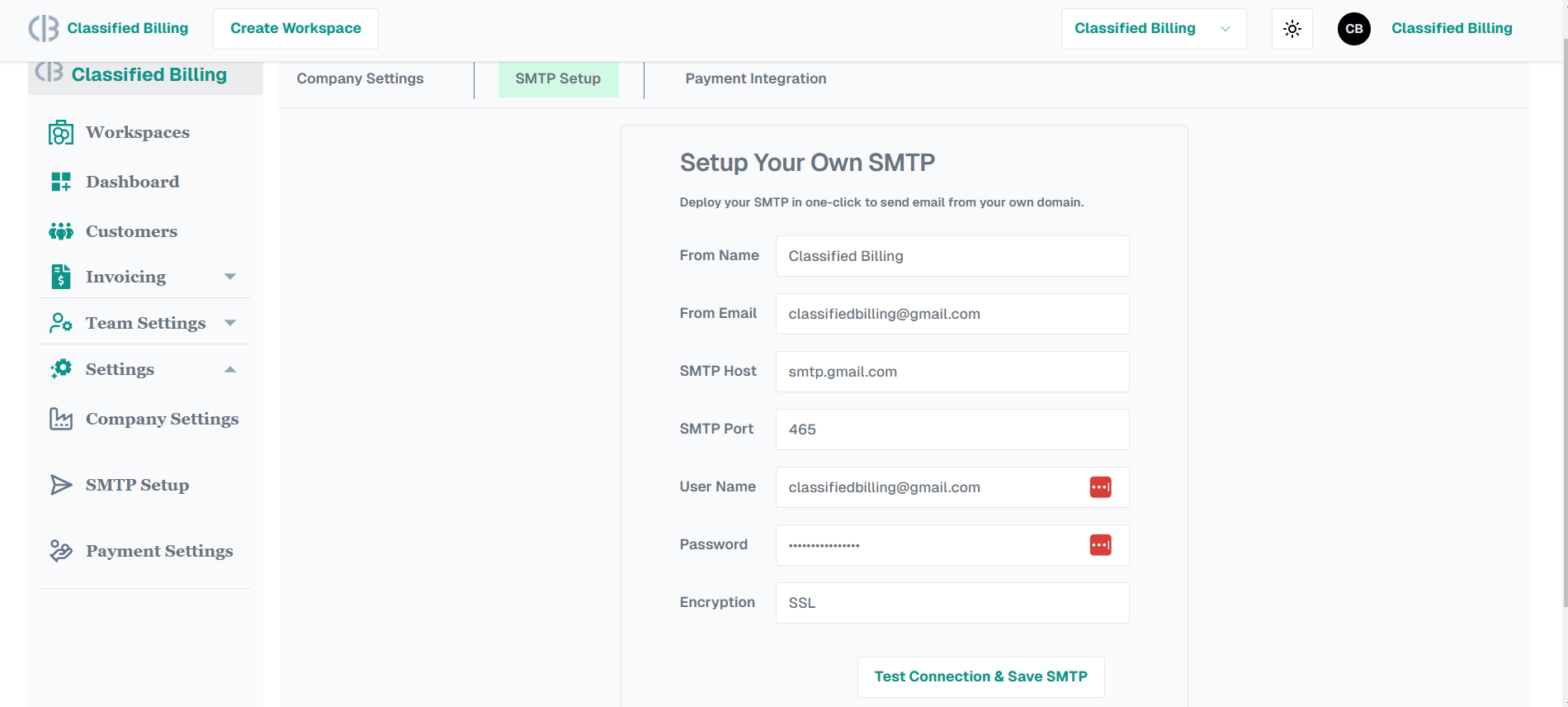 SMTP form with SMTP Data