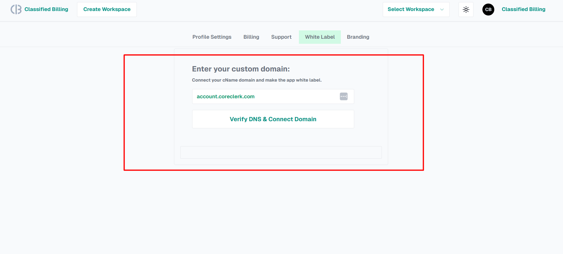 Verify Domain