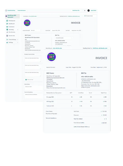 Classified Billing's Exclusive Features 4 Invoicing