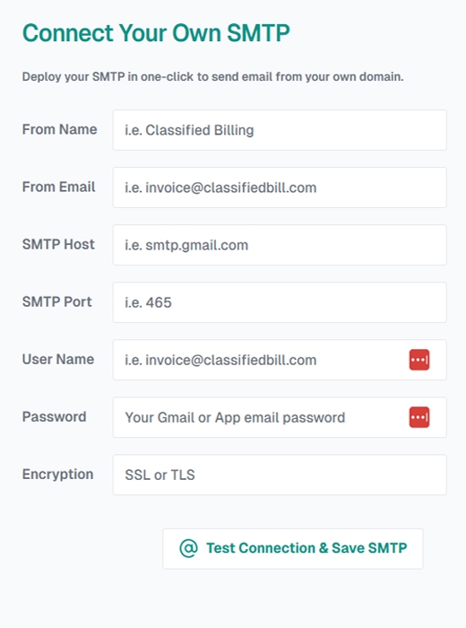 Custom-SMTP